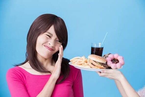 Recusa de dieta prejudicial